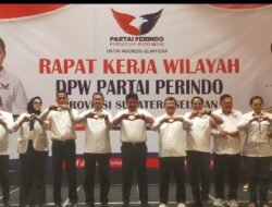 Sebagai Pembina Politik, H Herman Deru Secara Resmi Membuka Rakerwil DPW Partai Perindo Sumsel