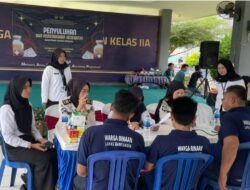 Warga Binaan Lapas Banyuasin Ikuti Penyuluhan dan Pemeriksaan Kesehatan