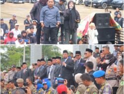 Pengamanan Aksi Damai MPP di PALI Berjalan Kondusif, Kapolres Tegaskan Polri Jamin Hak Aspirasi Warga