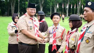 Sekda  Buka Jambore Cabang V Banyuasin 2026, 
