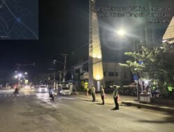 Satlantas Polres Lampung Utara Gelar Patroli Malam, Amankan Sholat Tarawih di Jalinsum Kotabumi