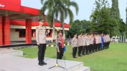 Kapolres Banyuasin Pimpin apel pagi tekankan Profesionalisme dan Kedisiplinan Anggota