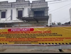 Belum Ada Putusan Ingkrah, Akses Jalan Perumahan Najua Residen II di Kelurahan 16 Ulu Ditutup Sepihak