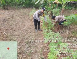 Bhabinkamtibmas Polsek Pulau Rimau Ajak Warga Kelapa Dua Dukung Swasembada Pangan