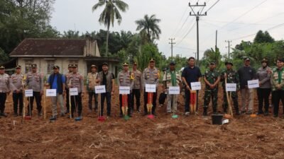 Dukung Swasembada Pangan, Polres Lampung Utara Gelar Penanaman Jagung Serentak Kuartal 1 2026