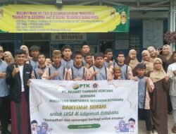 Berbagi di Bulan Ramadhan, PT PTK Bersama PWI Kotabaru Salurkan Bantuan dan Santunan Di Acara Media Gathering