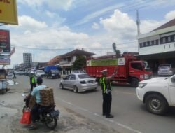 Antisipasi Lonjakan Arus Balik Lebaran, Polres Lampung Utara Siagakan Personel di Titik Rawan Kemacetan