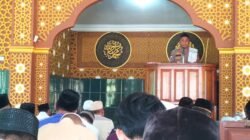 Safari Jumat, Polsek Sungkai Jaya Gelar Binluh Kamtibmas di Masjid Al Muttaqin