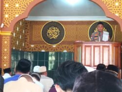 Safari Jumat, Polsek Sungkai Jaya Gelar Binluh Kamtibmas di Masjid Al Muttaqin