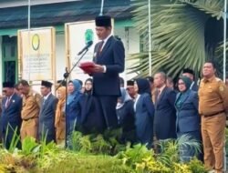 Pemkab PALI Menggelar Apel Pagi Perdana Pasca Libur Hari Raya Idul Fitri 1447 Hijriah