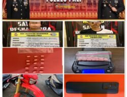 Dua Warga PALI Diduga Pengedar Ekstasi Ditangkap Polisi di Desa Pengabuan