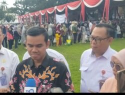 Stok Beras Cukup Banyak, Masyarakat Jangan Panic Buying, Pesannya Kepala Perum Bulog Sumsel Babel Saat mengikuti OPM