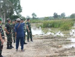 Danrem 044/Gapo Pantau Langsung Progres KDKMP dan Cetak Sawah di Muba