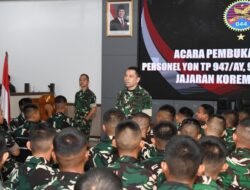 Bimtek Yon TP Korem 044/Gapo Resmi Dibuka, Danrem Fokus pada Peningkatan Kompetensi