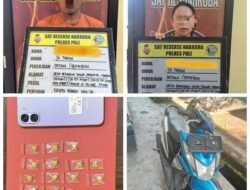 Pengedar Narkotika Dibekuk di Pondok Pinggir Jalan Tanah Abang