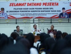 Bupati Banyuasin Berikan Arahan kepada Peserta Latsar CPNS, Tekankan Integritas dan Kerja Cerdas
