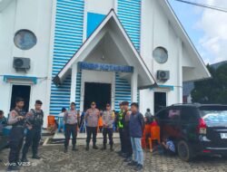 Polres Lampung Utara Amankan Ibadah Jumat Agung, Berlangsung Aman dan Kondusif