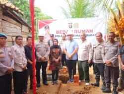 Program Bedah Rumah Polri Hadir di PALI Wujud Kepedulian kepada Masyarakat