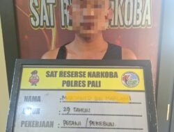 Bawa Sabu 302 Gram, Petani Asal Muara Enim Diciduk Polisi di Penukal Utara