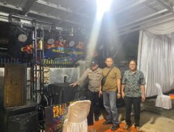 Respon Cepat Laporan 110, Polres Lampung Utara Cek Lokasi Gangguan Musik Orgen di Kotabumi Selatan