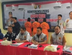 Ditreskrimsus Polda Sumsel Amankan Barang Bukti 10 Ton dan 3 Tersangka Penjual Pupuk Bersubsidi Tanpa Izin
