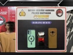 Polres Banyuasin Bekuk Dua Tersangka Pengedar 8,32 Gram Sabu di Talang Kelapa