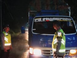 Polsek Penukal Utara Gelar Patroli KRYD, Antisipasi Kejahatan Malam Hari