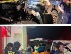 Diduga Salip Kendaraan, Tabrakan Truk Batu Bara di Muratara Renggut Satu Nyawa