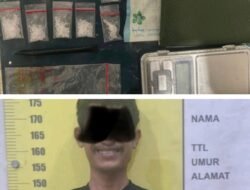 Polrestabes Palembang Bekuk Pengedar Sabu 10 Paket di Ki Marogan Kertapati