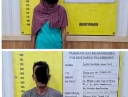 Satresnarkoba Polrestabes Palembang Ringkus Pengedar Sabu Lintas Wilayah