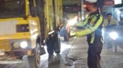 Sat Lantas Polres Banyuasin ,Sukseskan Blue Light Patrol, Pastikan Arus Lalin Ramai Lancar Tanpa Kendaraan Kredit