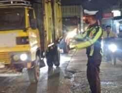 Sat Lantas Polres Banyuasin ,Sukseskan Blue Light Patrol, Pastikan Arus Lalin Ramai Lancar Tanpa Kendaraan Kredit
