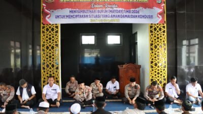 Polres Lampung Utara Gelar Doa Bersama Sambut May Day 2026, Wujudkan Situasi Aman dan Kondusif