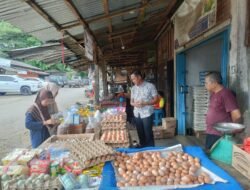 Polres Lampung Utara Monitoring Harga Sembako, Mayoritas Masih Stabil