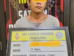 Transaksi Rp150 Ribu Jadi Bukti, Polisi Tangkap Terduga Pengedar Sabu di Talang Ubi