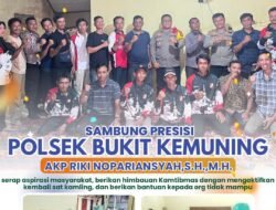 Kapolsek Bukit Kemuning Luncurkan Program “Sambung Presisi”, Polisi Sambang Kampung