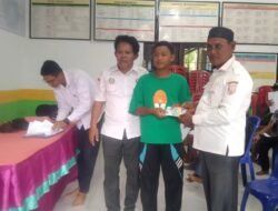 Pemdes Talang Lubuk Kecamatan Sumber Marga Telang Kabupaten Banyuasin Salurkan BLT DD Periode, Januari, Pebuari, Maret.Sebanyak 12 KPM Tahun 2026