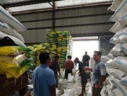 Polres Lampung Utara Cek Stok Pangan di Gudang Bulog, Persediaan Dipastikan Aman