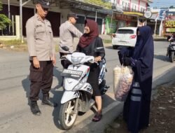 Polisi Tegur Pengendara Tak Lengkap Surat Saat KRYD di Talang Ubi