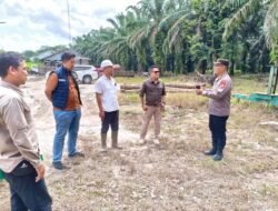 Hadapi Musim Kemarau, PT LKK dan Polsek Penukal Utara Perkuat Kesiapsiagaan Karhutla