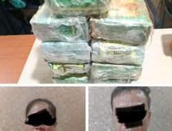 Komitmen Berantas Narkoba, Satresnarkoba Polrestabes Palembang Sita 10,3 Kg Sabu dan amankan dua orang tersangka