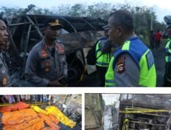 Bus ALS Tabrak Truk Tangki di Muratara, 16 Orang Meninggal Dunia, Tim Pusdokkes Polri Turun Tangan