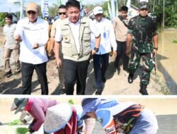 Korem 044/Gapo Bersama Pemprov Sumsel Laksanakan Gerak Tanam Hadapi El Nino di 17 Kabupaten Kota