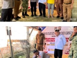 Wujudkan Presisi Polri, Polres Muratara Jajaran Polda Sumsel Bagikan Sembako dan Bedah Rumah Warga