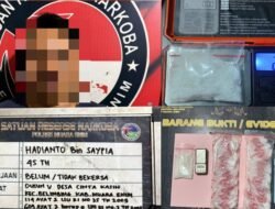 Operasi Malam Satresnarkoba Polres Muara Enim Amankan Pengedar Sabu 21,29 Gram