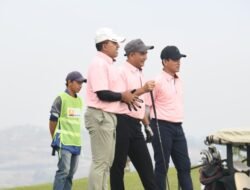 Olahraga Bersama di PTBA Tanjung Enim, Danrem 044/Gapo Dampingi Pangdam II/Swj Pererat Sinergitas
