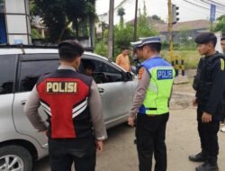 Polres Lampung Utara Intensifkan Razia Kendaraan di Jalinsum