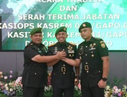 Danrem 044/Gapo : Sertijab Momentum Tingkatkan Kinerja Organisasi