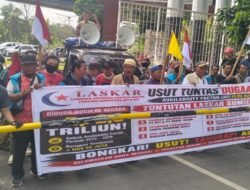 Massa Laskar Sumsel Desak Penegak Hukum Usut Tuntas  Dugaan Korupsi Availability Factor PLTU Banjarsari