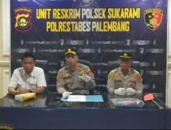 Tidak Lebih Dari 1 x 24 Jam, Polsek Sukarami Amankan Pelaku Curat di  Komplek Bougenville Beserta BB 1 Unit Sepeda Motor Milik Korban